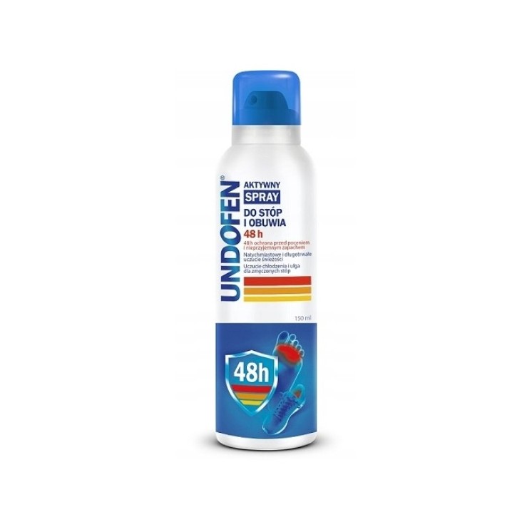 Undofen Aktivspray für Füße und Schuhe 48h 150 ml