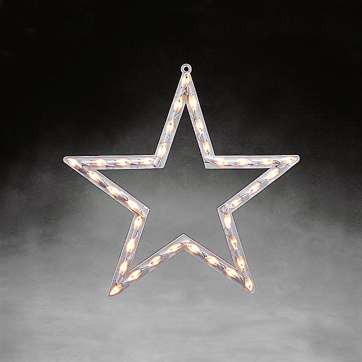 Décoration fenêtre étoile LED