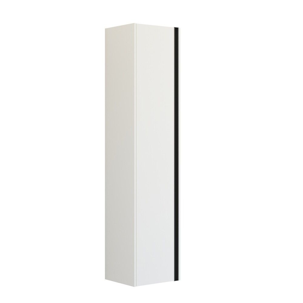HØYSKAP SCANBAD CLASSIC 1 DØR VERSJON B INTEGRERT HÅNDTAK VENSTRE 176X40X35CM HVIT MATT