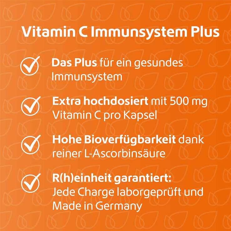 Vitamin C Immunsystem Plus Kapseln, 120 St
