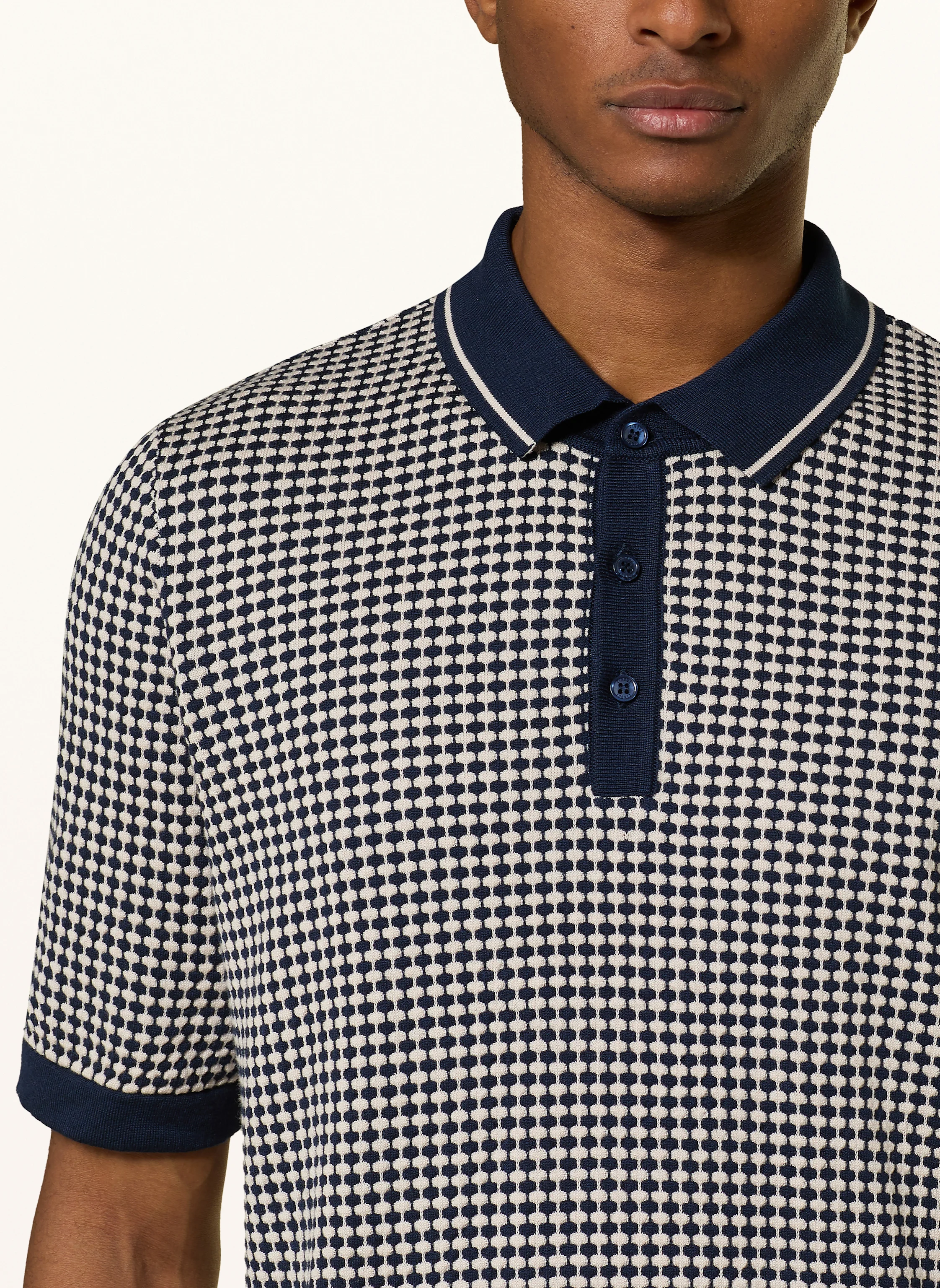 CINQUE Strick-Poloshirt CIFLAVIN
