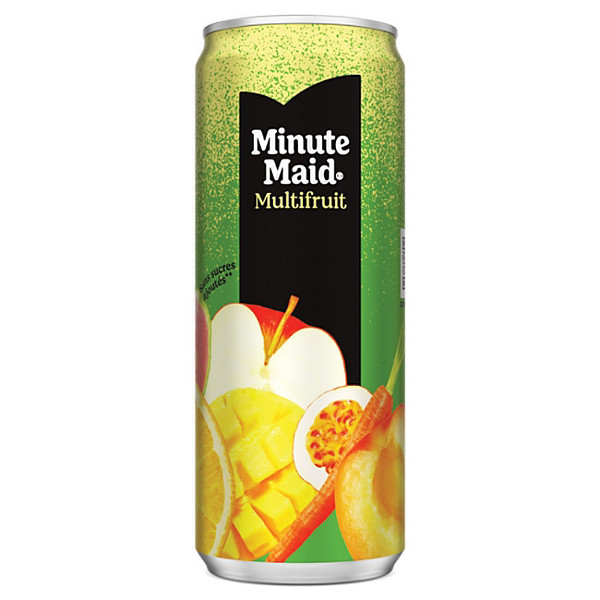 Minute Maid Multifruit - Canette slim 33 cl - Lot de 24