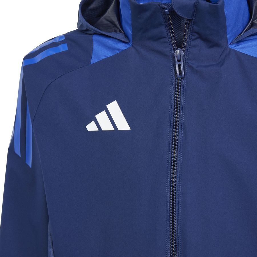 adidas Veste d'Entraînement Tiro 24 All Weather - Bleu Enfant