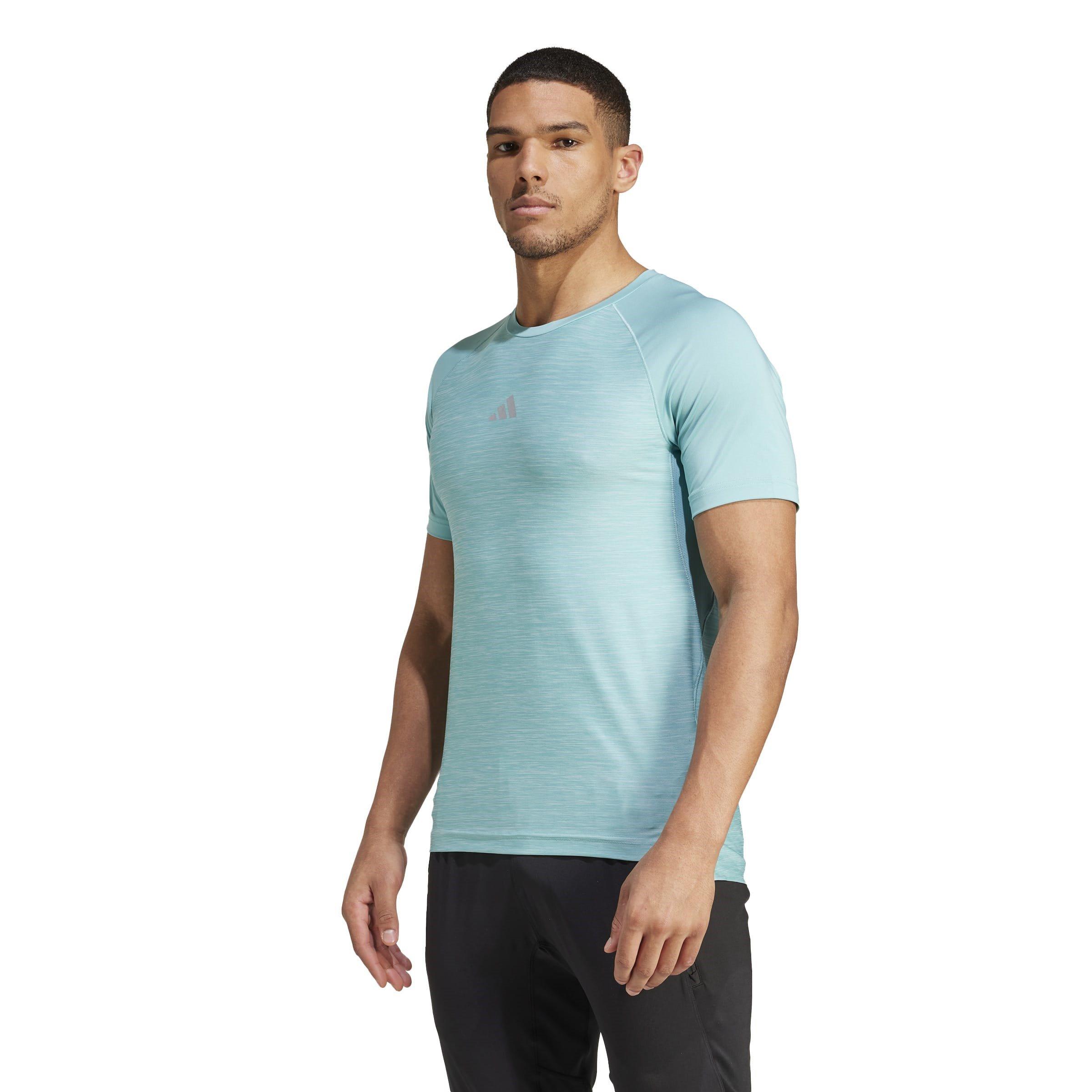 adidas Gym Training 3 Stripes T Shirt