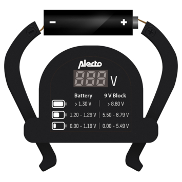 Alecto batterij tester universeel