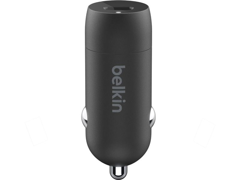 Belkin Autoladegerät Boost Charge 30 W Ladegerät für das Auto mit USB-C/USB-C-Kabel