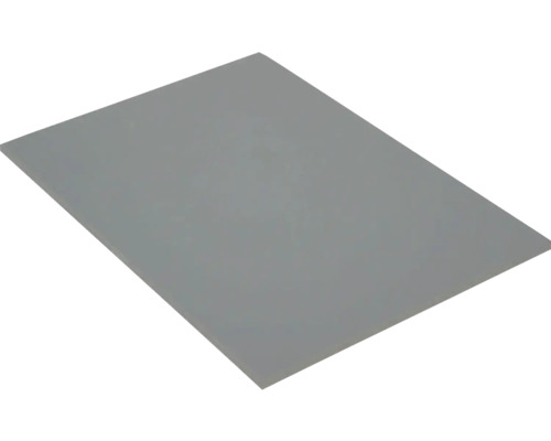 Compact paneel, melamineharscoating, grijs, 1200 x 600 x 3 mm