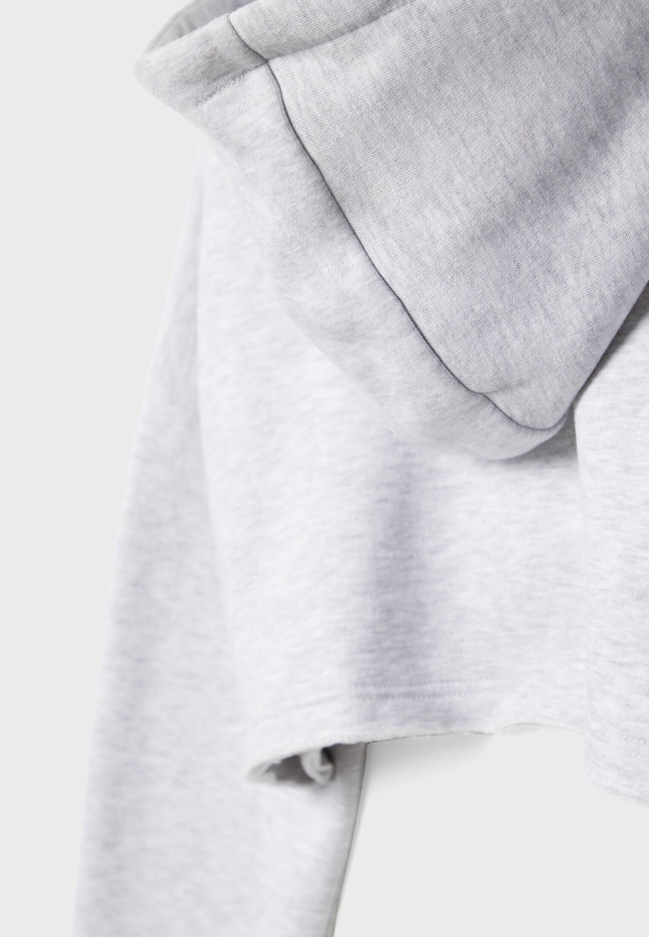 Moletom cropped
