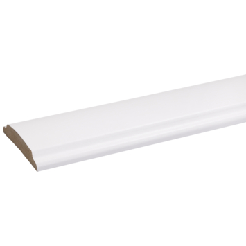 Deurlijst MDF wit folie 18x90 mm colonial lengte 260 cm