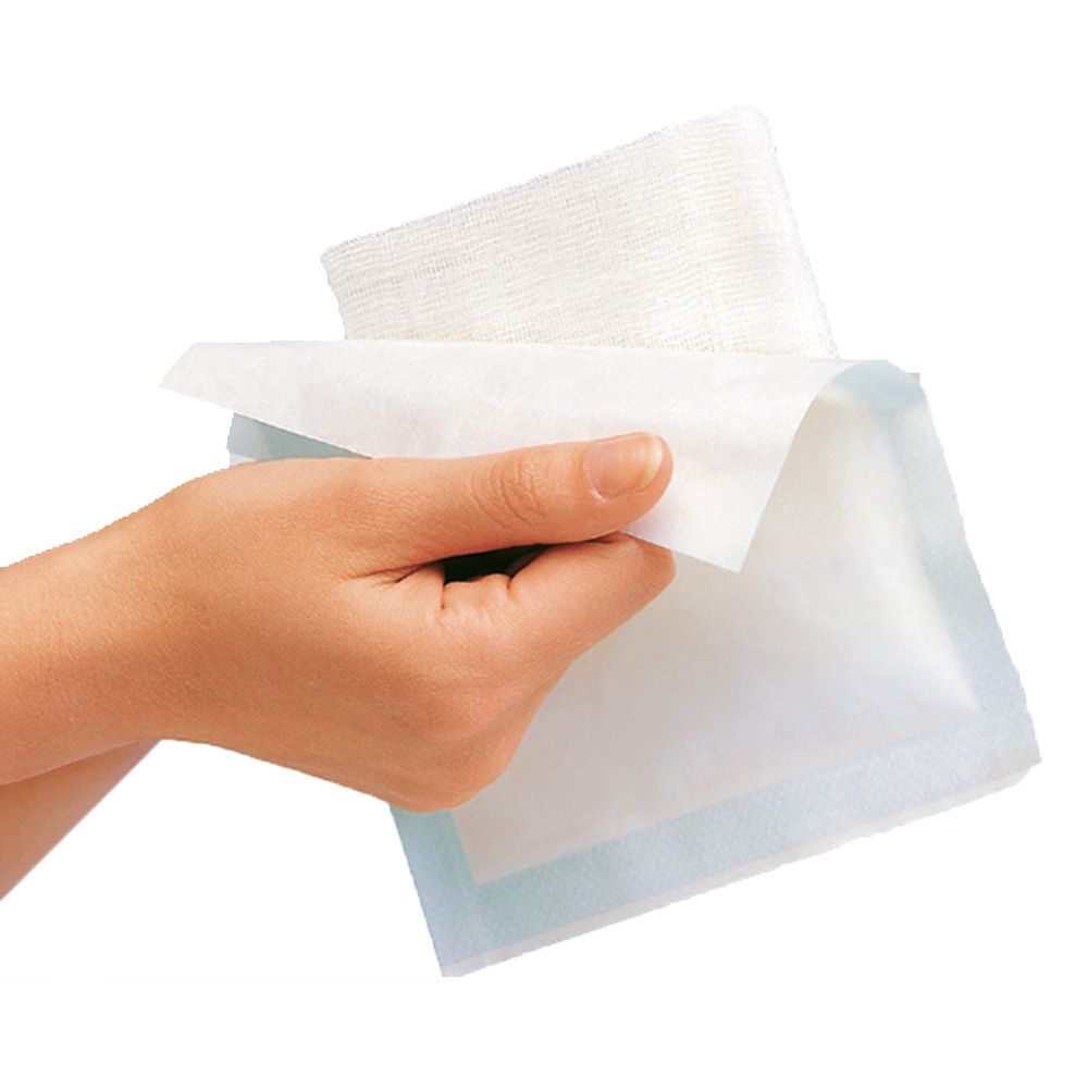 Gazin® Mullkompresse 7,5 cm x 7,5 cm unsteril 8 lagig