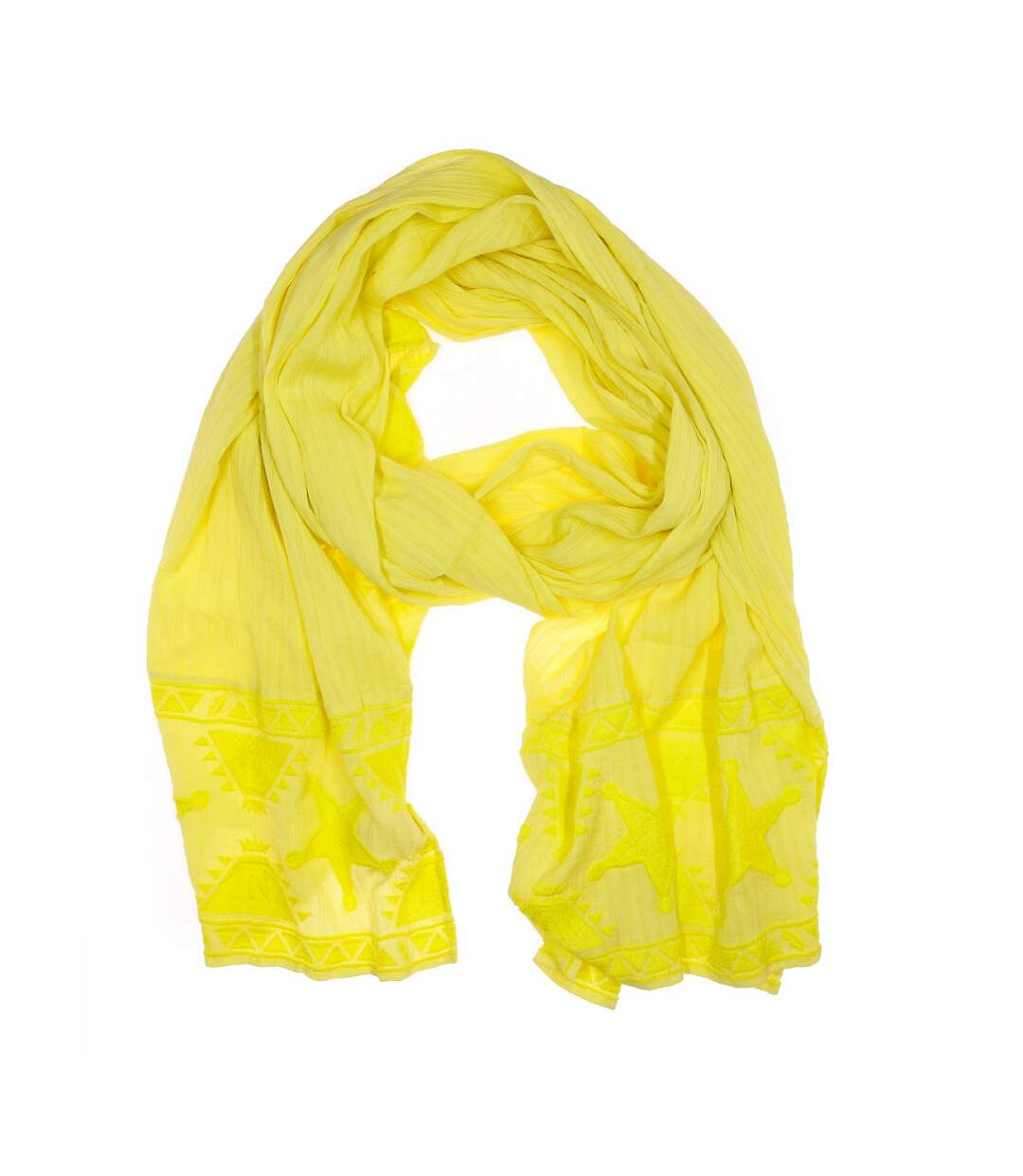 Foulard Jaune Fluo Femme Scotch & Soda
