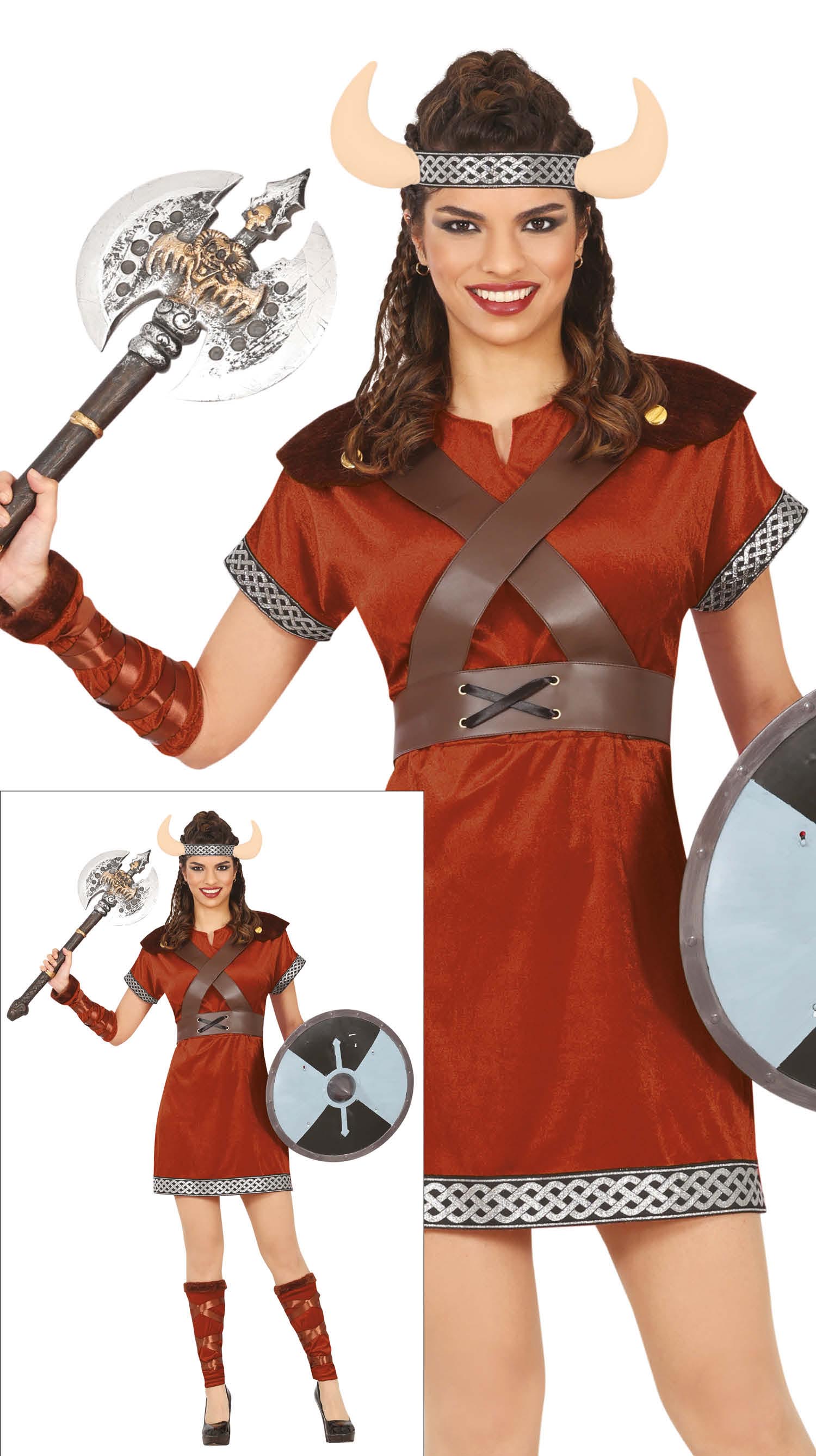 Kostuum Bruin Dames Viking