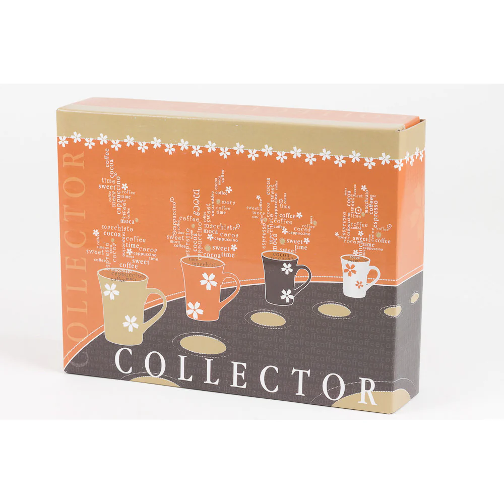 Coffret 6 tasses Collector 15 cl décors assortis Table passion