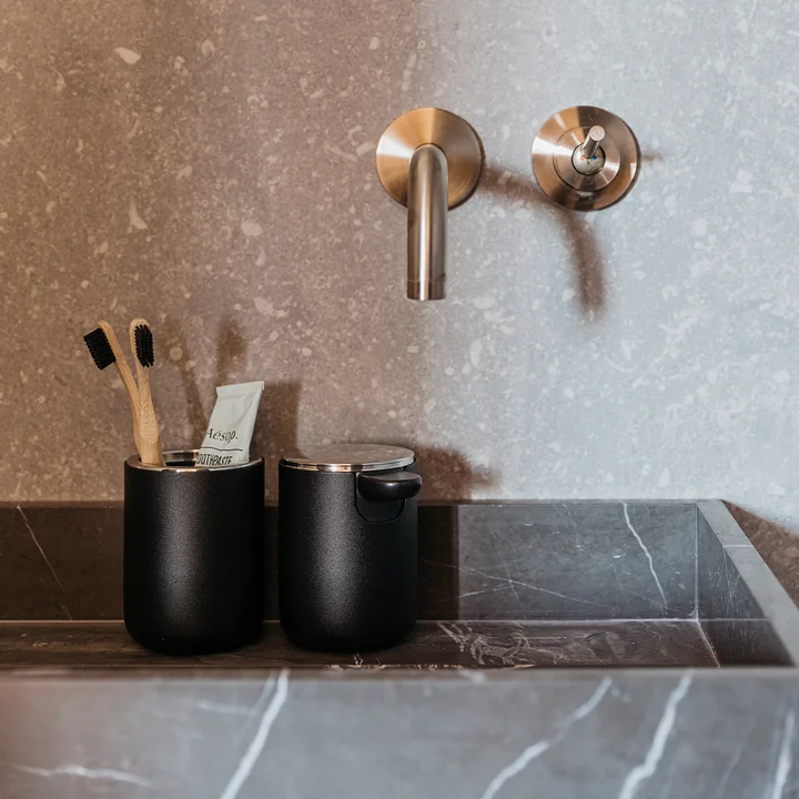 Audo - Bath Zahnbürstenhalter wandmontiert, schwarz