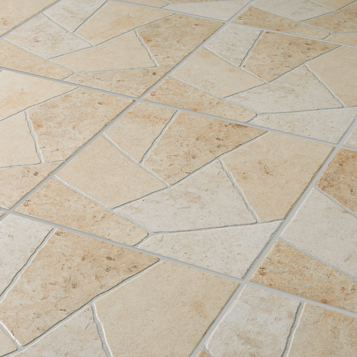 Carrelage extérieur Piazza mix grey 45 x 45 cm