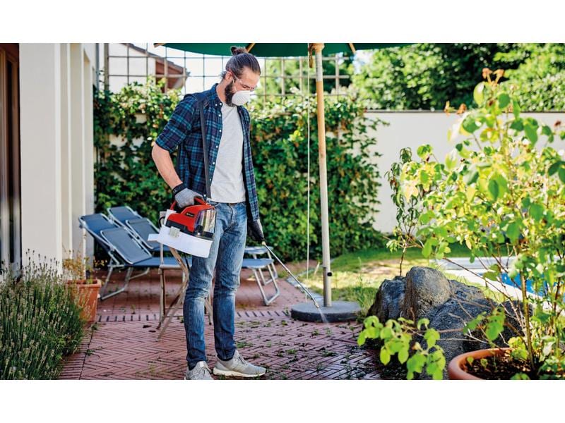Einhell Akku-Drucksprühgerät GE-WS 18/35 Li-Solo Praktischer Helfer für ein sattes Grün im Garten