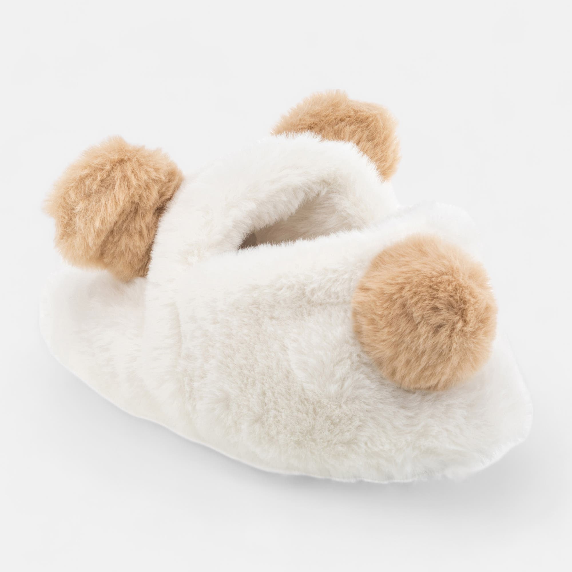 Chaussons ballerines Femme beige
