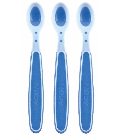 Nuby Temperaturempfindliche Löffel - 3er-Pack - Blau