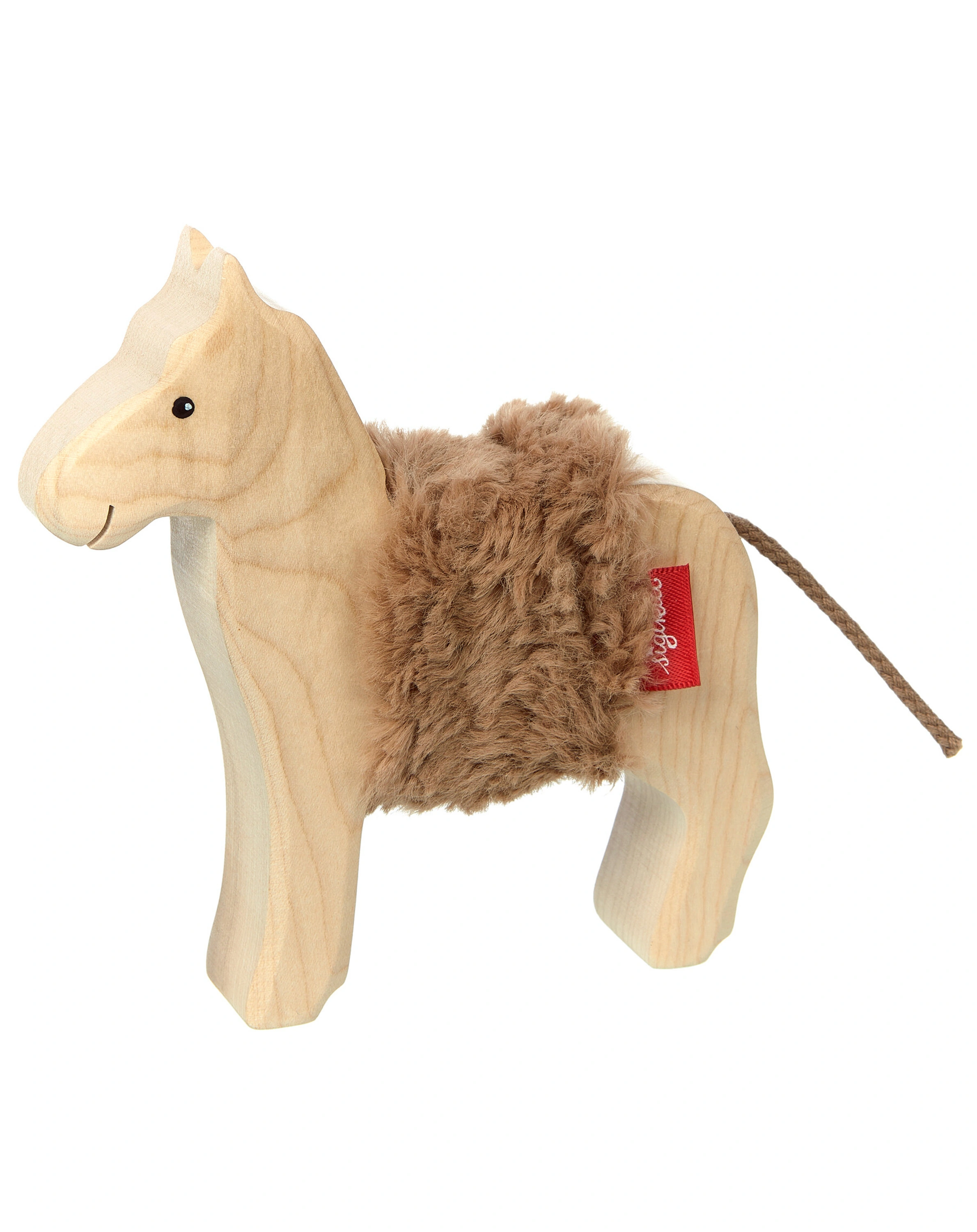 Holztier CUDLYWUDLY - PFERD in natur