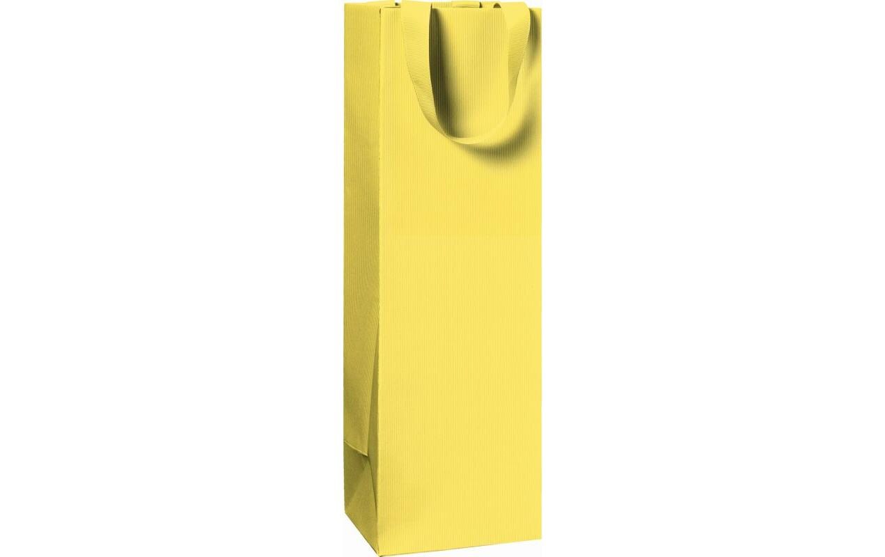 Flaschentasche One Colour 11 x 10.5 x 36 cm, GelbTragetasche zum Einpacken von Geschenken