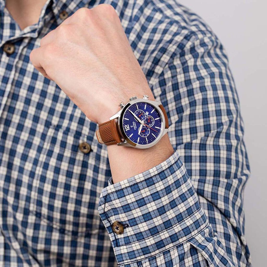 Montre Festina Timeless Chronograph Bleu