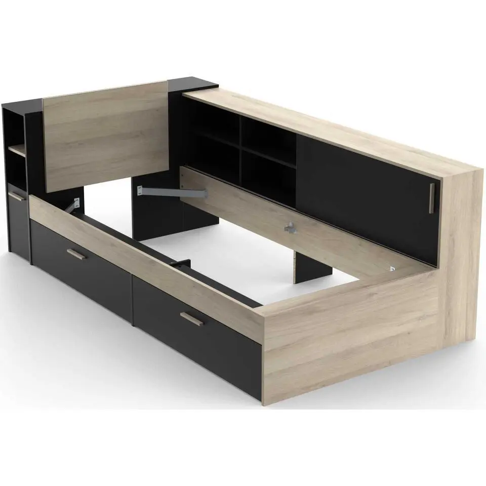 CALICOSY - Bed LIFE - - 87,7x119,2x229,4 cm