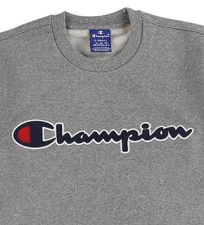 Champion Fashion Sweatshirt - Gråmeleret m. Logo