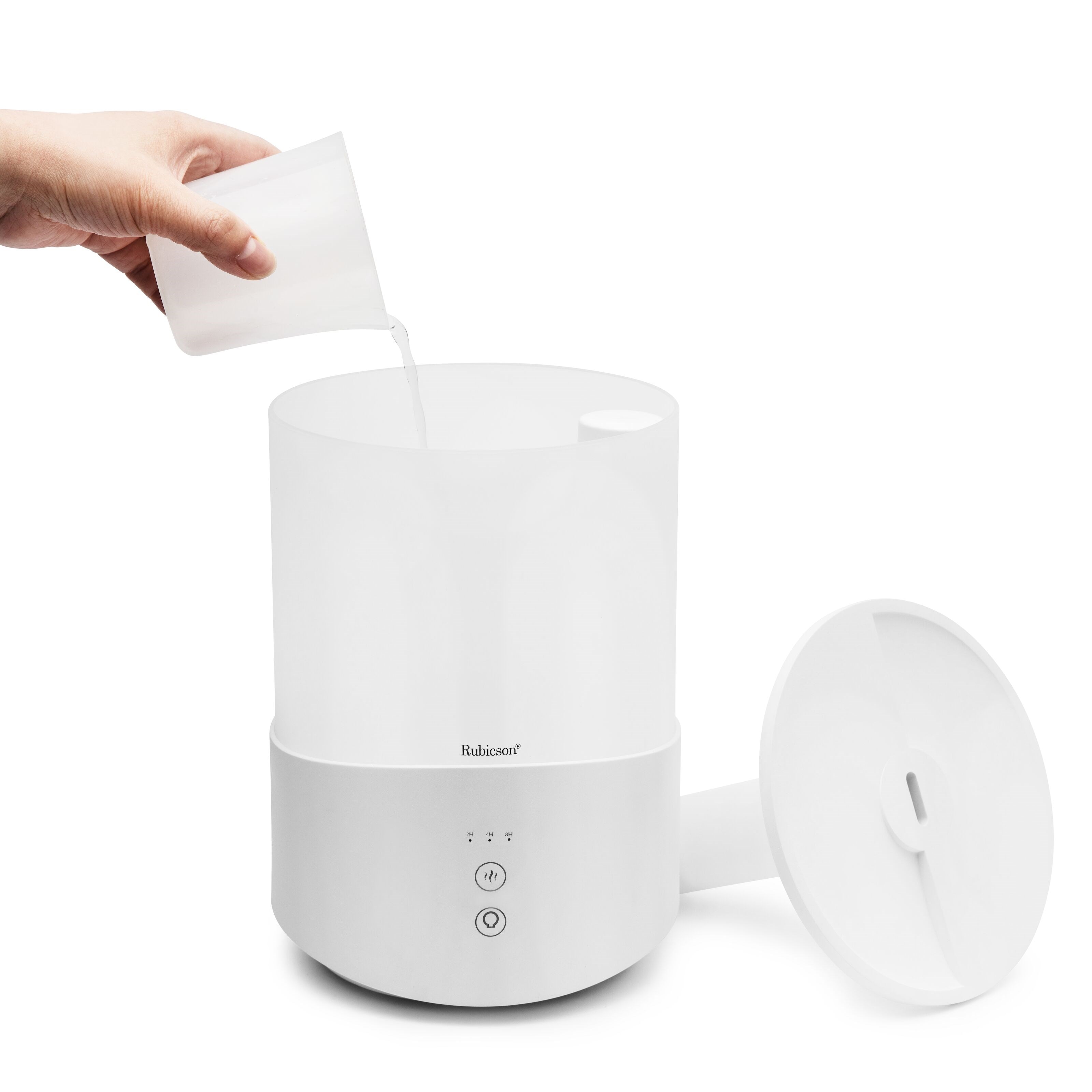 Rubicson Luftfukter med timer og stemningsbelysning - 2,5 L