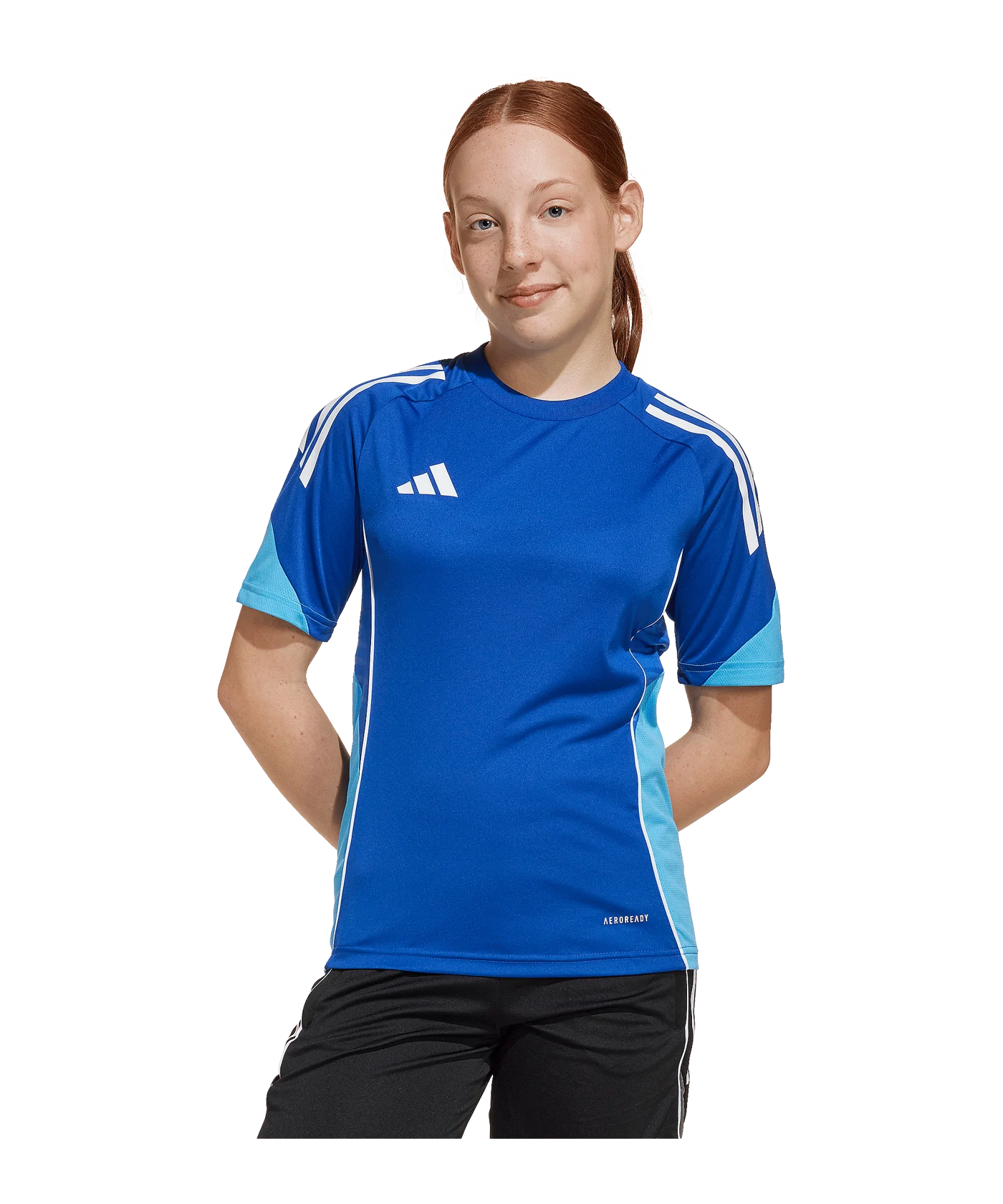 adidas Tiro 25 Competition Trainingsshirt Kids Blau