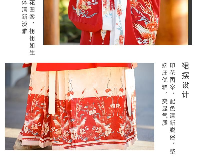 Francoix - Bloemen Hanfu Kostuumset