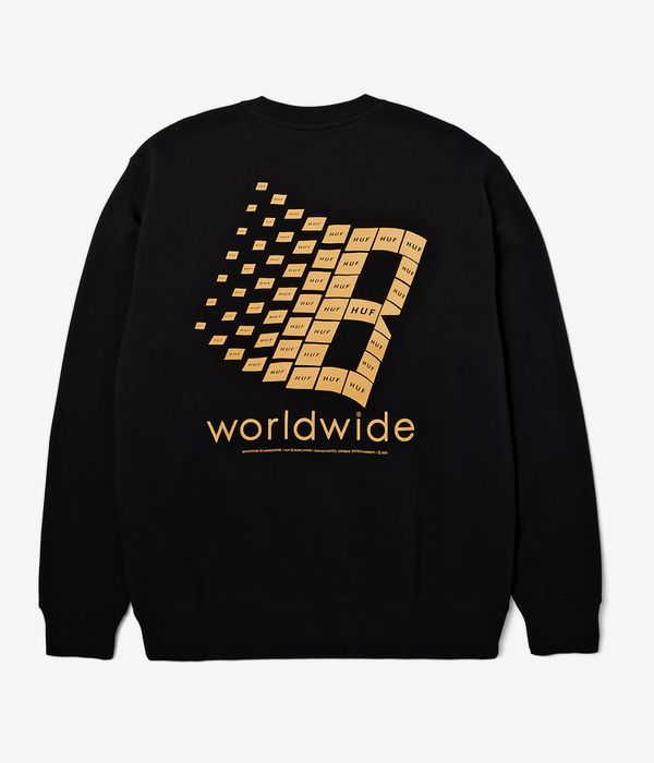 HUF x Bronze 56k Logo Sweatshirt (black)
