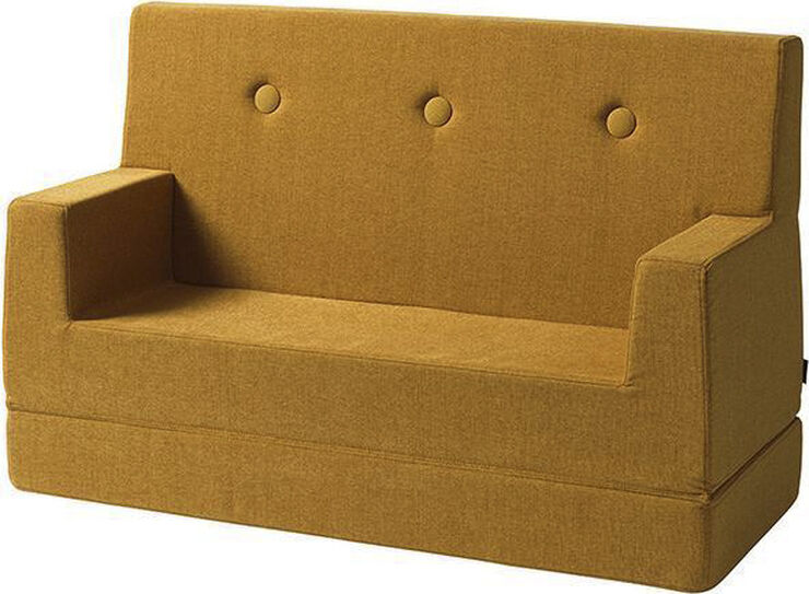 by KlipKlap KK Kids sofa Sennepsgul m. sennepsgul knap