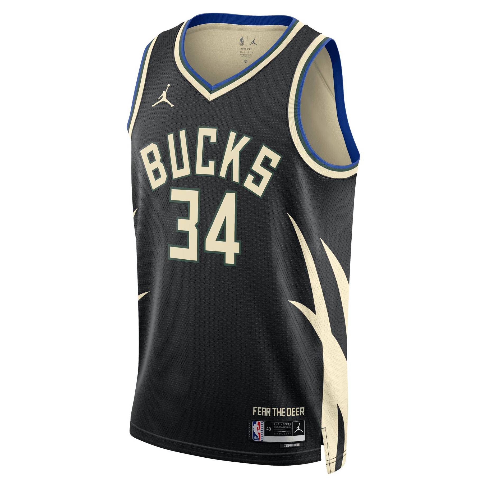 Nike| Herren Basketballtrikot NBA STATEMENT EDITION MILWAUKEE BUCKS Giannis Antetokounmpo