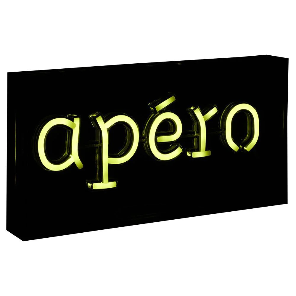 Lampe néon APÉRO 30x4,6xH15cm
