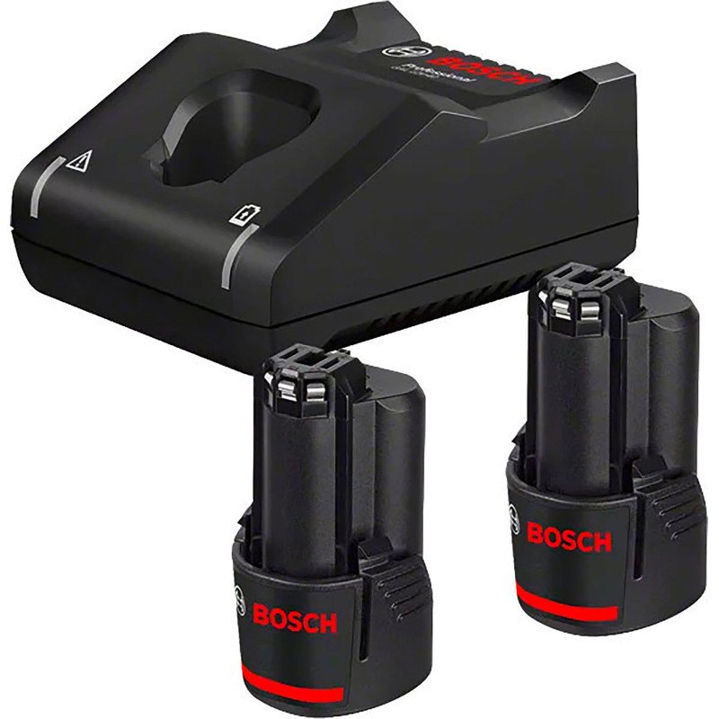 Starter set 2 Batteries GBA 12V 2.0Ah + Chargeur GAL 12V-40 Bosch Professional