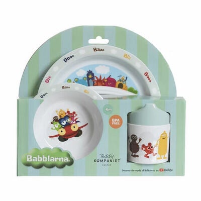Babblarna Barneservise 3 Deler, Multi