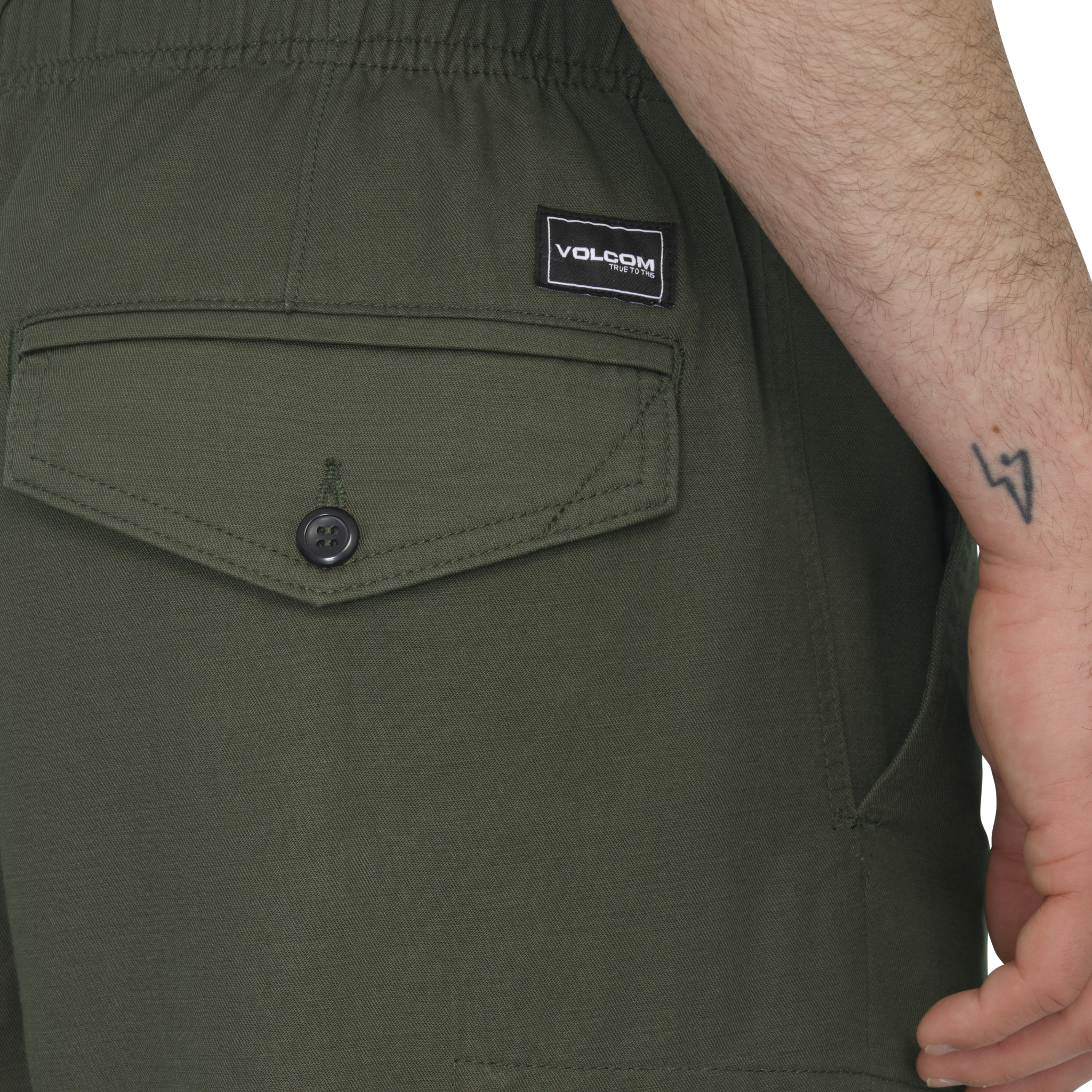 Volcom Billow Tapered Cargo Squadron Green