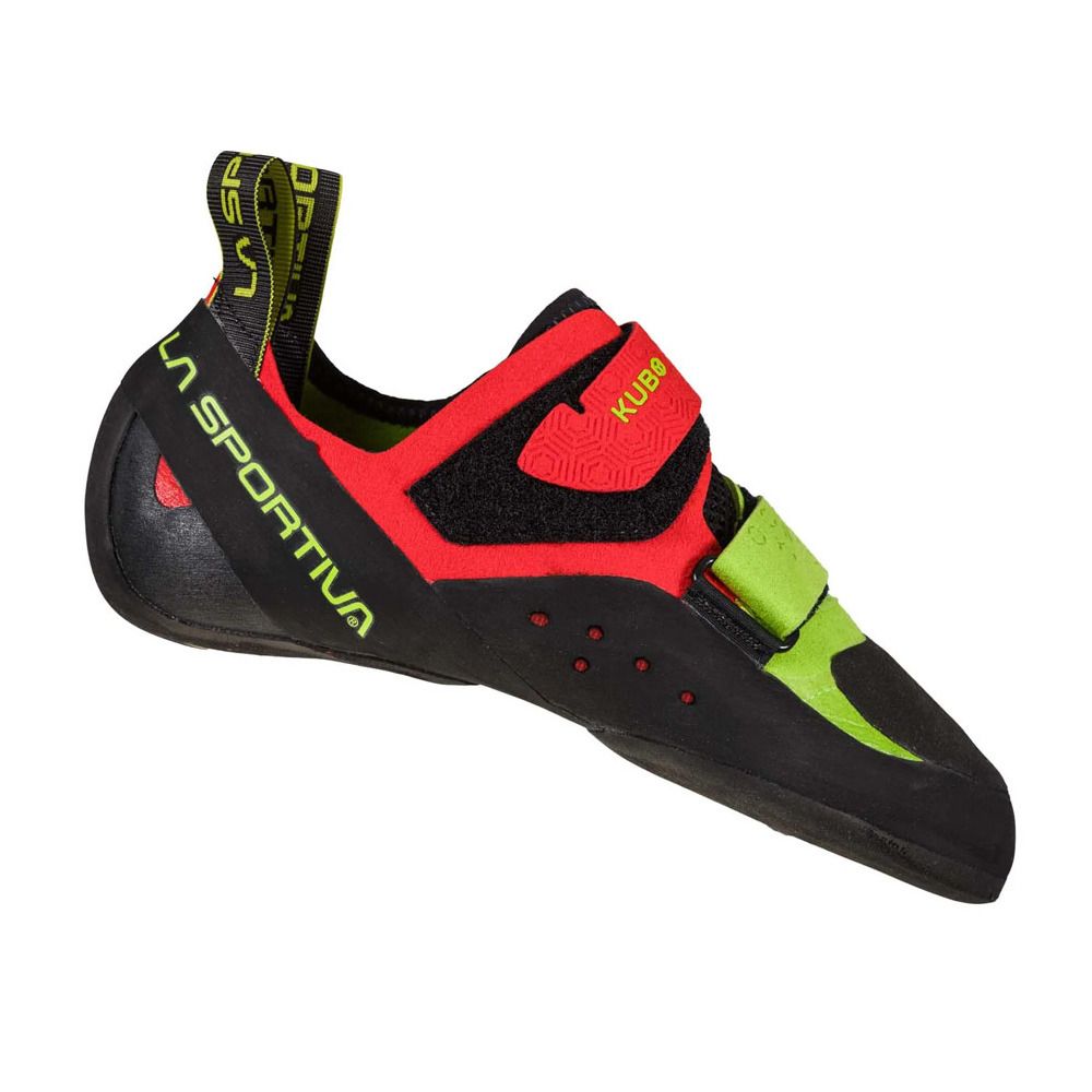 La Sportiva KUBO - Chaussons d'escalade Homme goji/neon