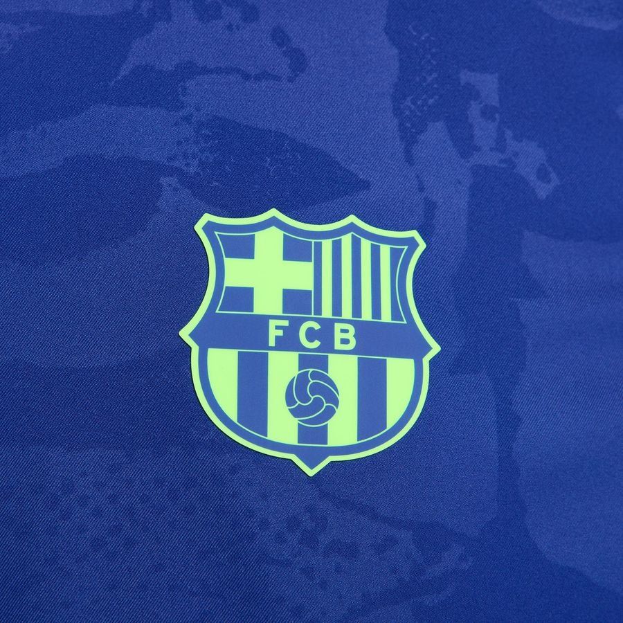 FC Barcelone Veste d'Entraînement Strike Anthem 3ème - Bleu Royal/Vert
