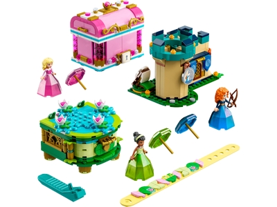 LEGO Aurora's, Merida's en Tiana's betoverde creaties (43203)