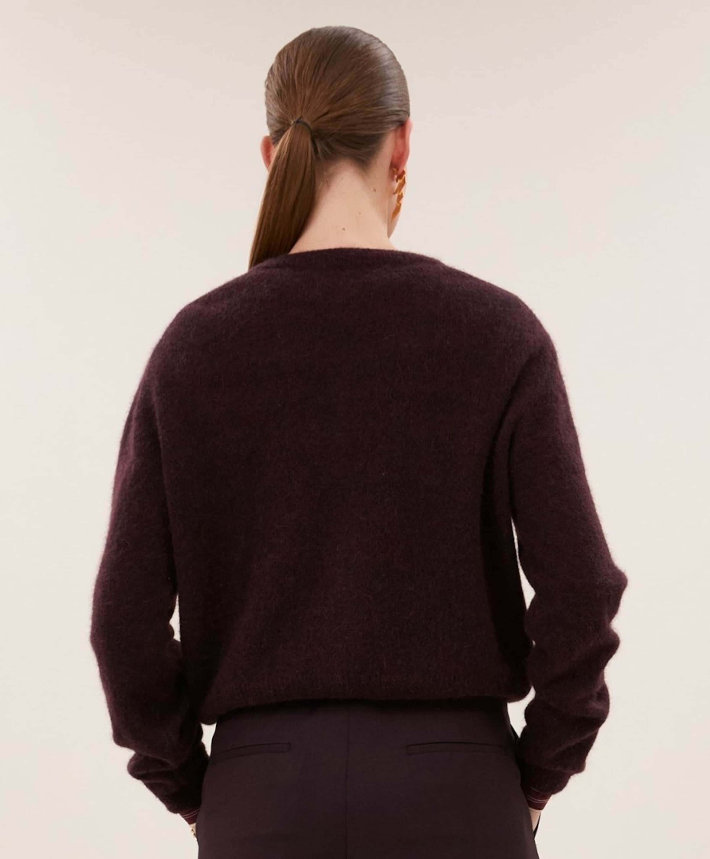 by-bar Dames vest bordeaux