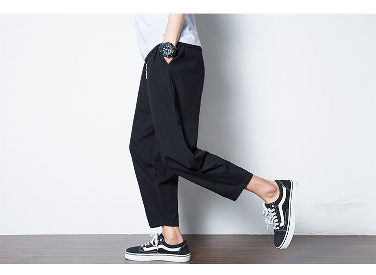 Ninine - Cropped joggingbroek met trekkoord