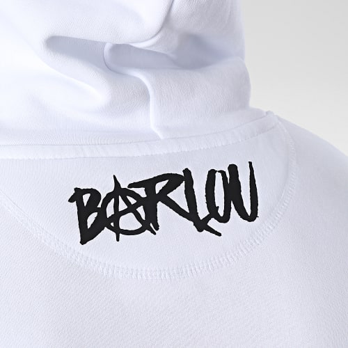 Sweat Capuche Mange Tes Morts Blanc Noir