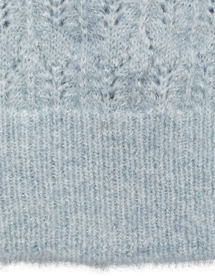 MANGO Openwork sweater with durox details Lt-pastel blue