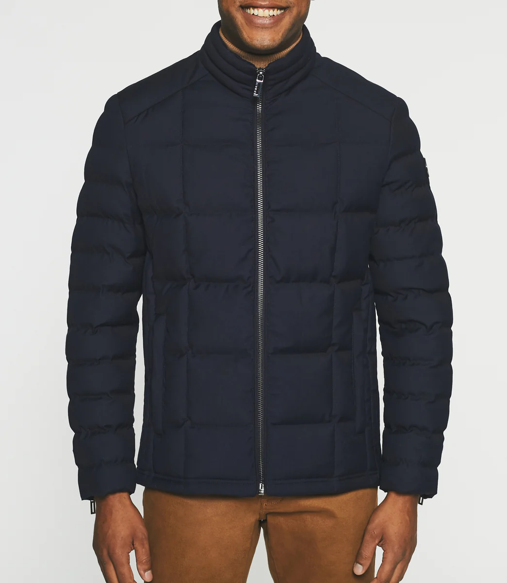 Blouson matelassé marine MINH