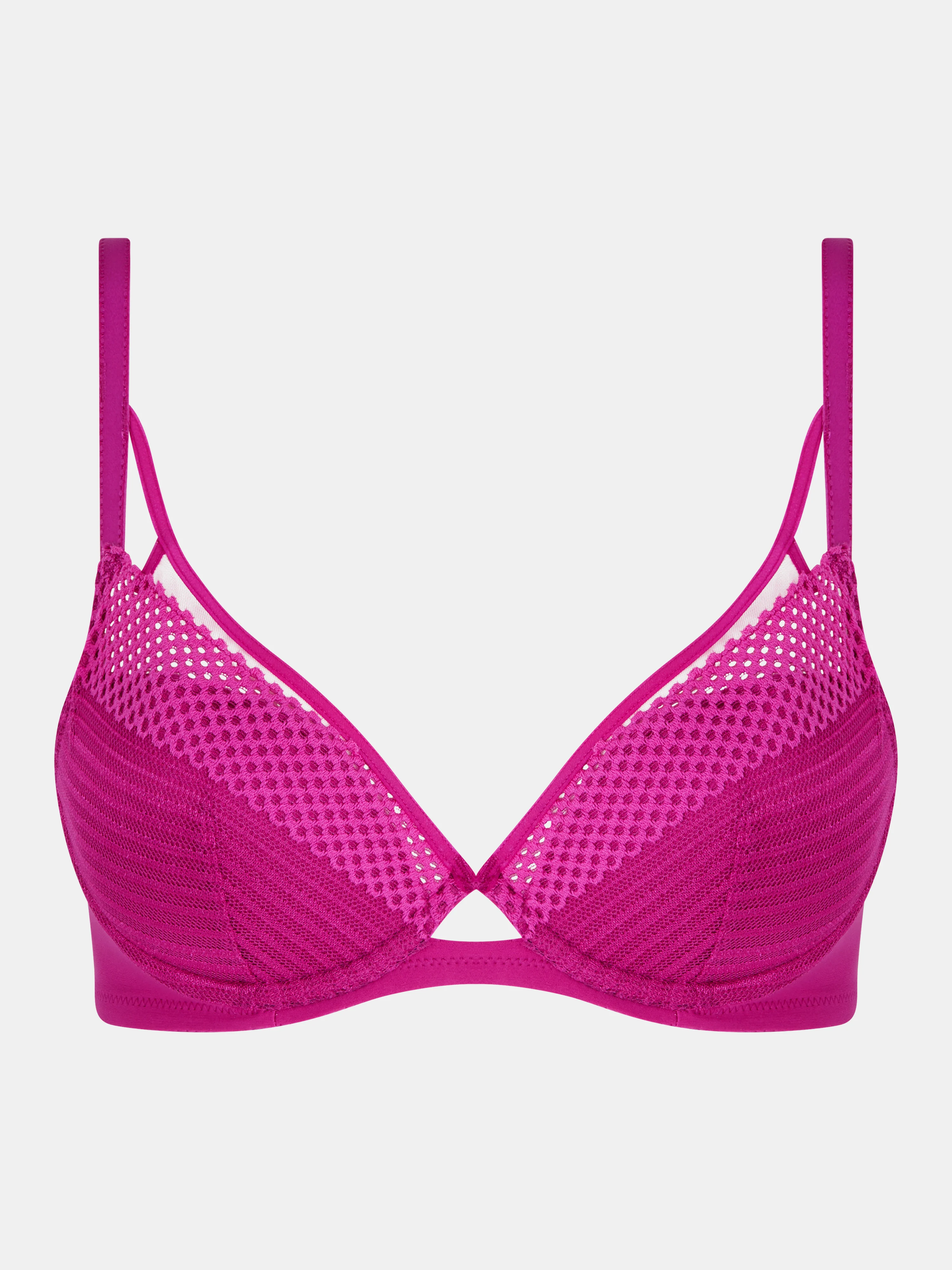 PLAY - Soutien-gorge coques plongeant en dentelle | Rose