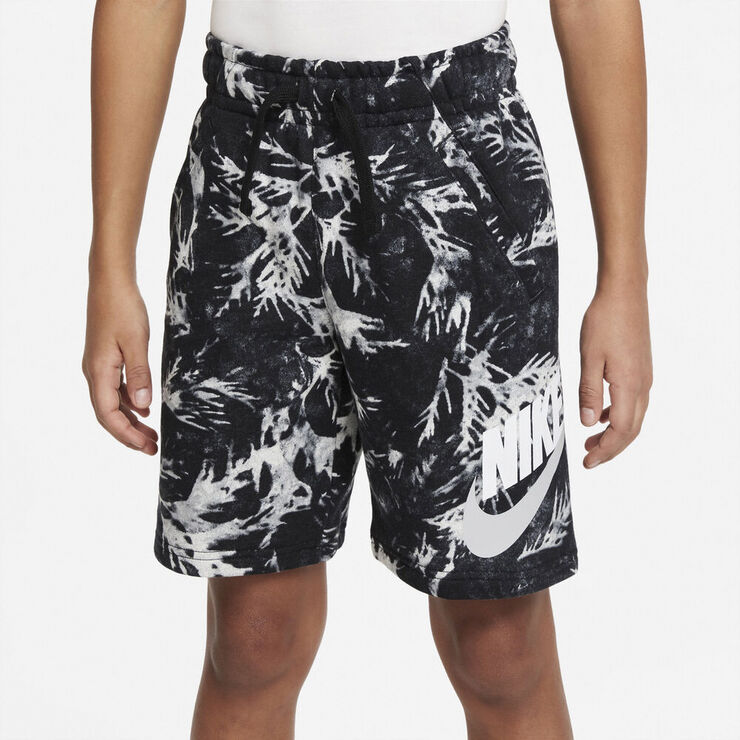 Nike Sportswear Printed French Terry Shorts Sort