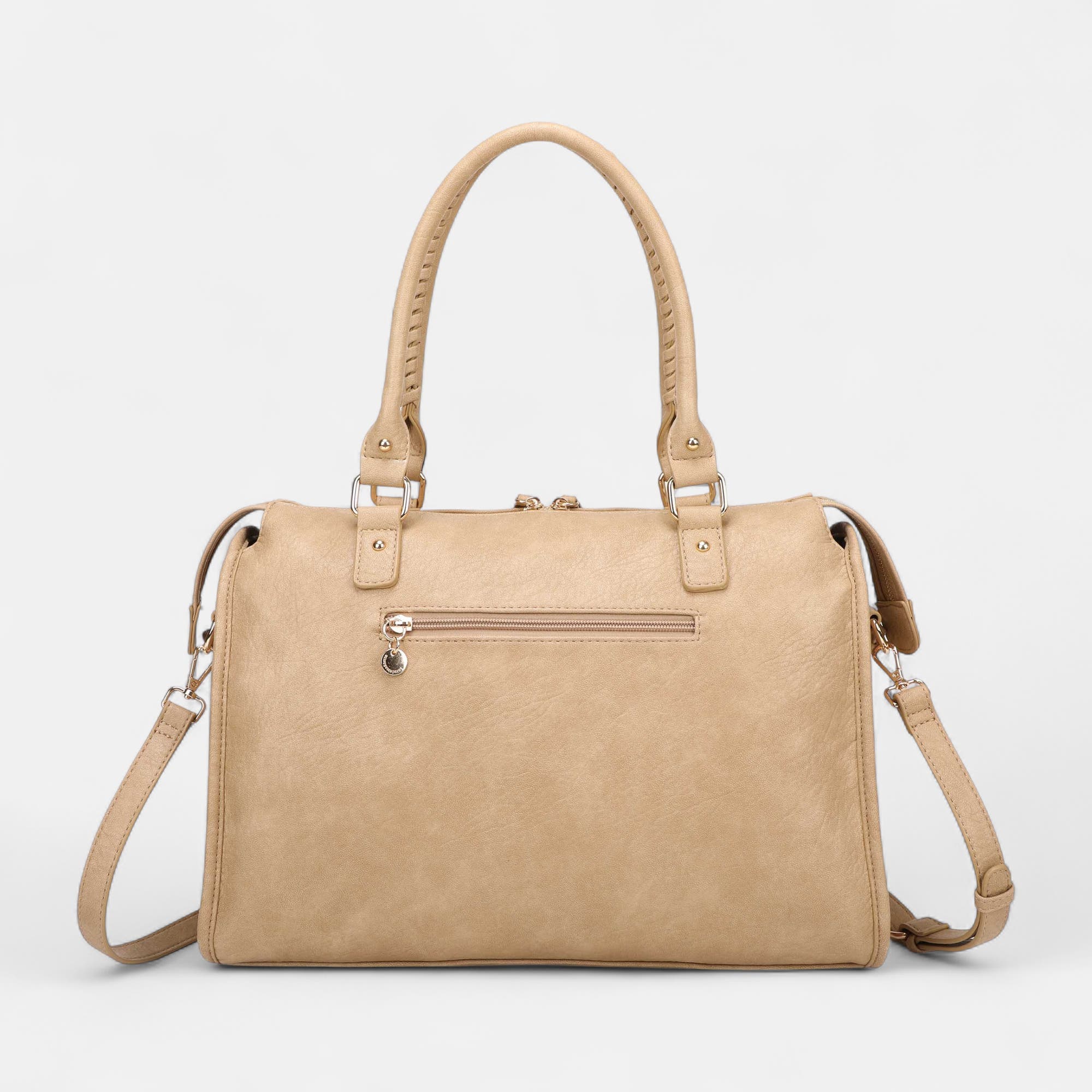 Sac de shopping beige