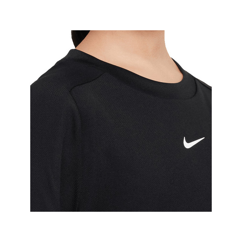 Tee-shirt enfant Nike logo Dri-Fit Multi noir