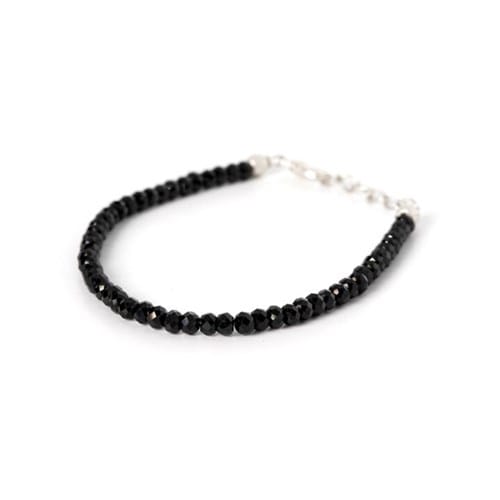 Bracelet spinelle noire